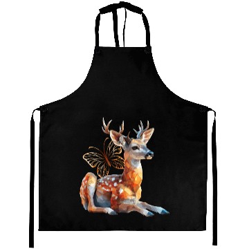Discover Deer Butterfly Aprons