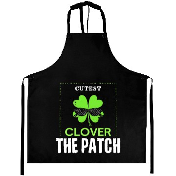 Discover Cutest Clover In The Path St. Patrick's Day Aprons