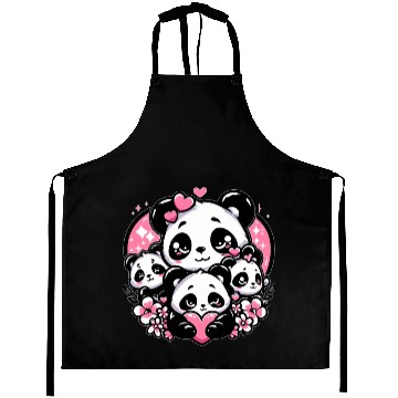Discover Panda Love Aprons