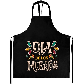 Discover Exclusive Dia de los Muertos designs Aprons
