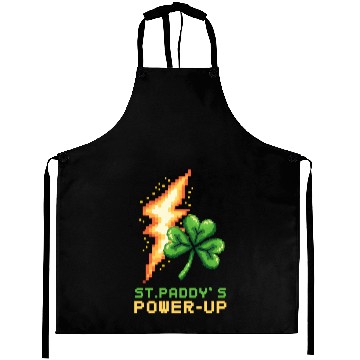 Discover St. Patricks Day Gaming St. Paddy's Power-Up Aprons