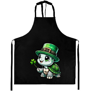 Discover St. Patrick's Turtle Celebration Aprons