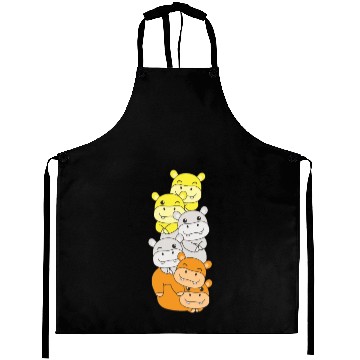 Discover Maverique Flag Pride Lgbtq Cute Hippo Aprons