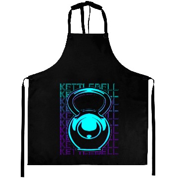 Discover Kettlebell Lifting Workout Gym Retro Aprons