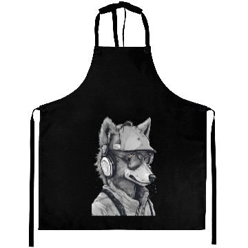 Discover Wolf Hacker Aprons