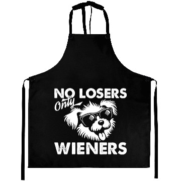 Discover No Losers Only Wieners Dog Aprons