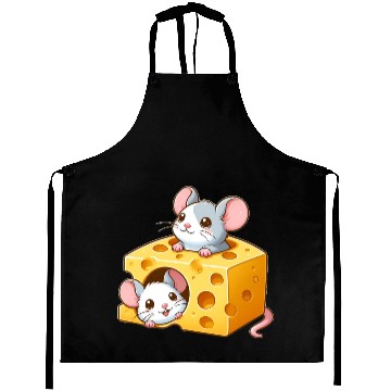 Discover Cheese Dwelling Mice Aprons