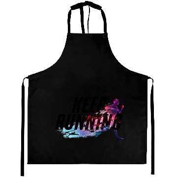 Discover keep running, Running , Walking , Runner Gifts Aprons