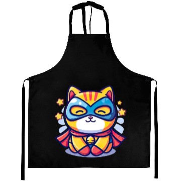 Discover Superhero Kawaii Cat Aprons