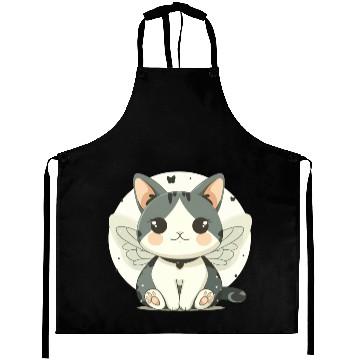 Discover Kawaii Cat-Butterfly Aprons