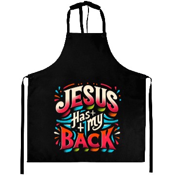 Discover Jesus Has My Back 22 Aprons