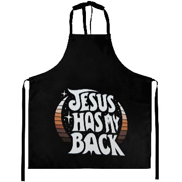Discover Jesus Has My Back 23 Aprons