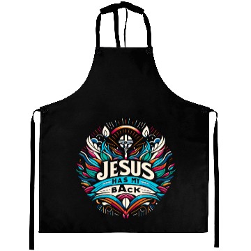 Discover Jesus Has My Back 27 Aprons