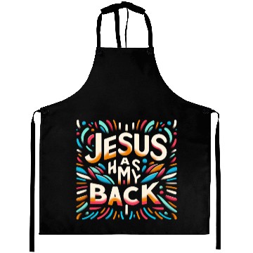 Discover Jesus Has My Back 29 Aprons