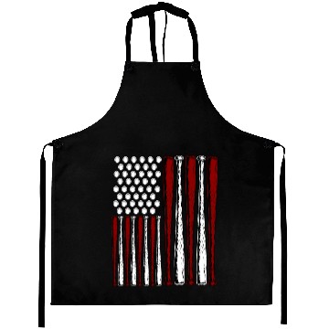 Discover Baseball US Flag Aprons