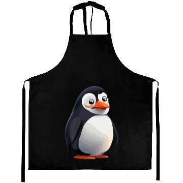 Discover Cute cartoon penguin Aprons