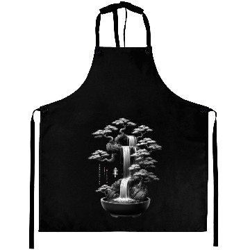 Discover Serenity Bonsai: Tranquil Zen Design Aprons