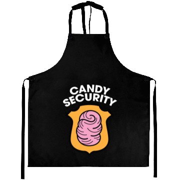 Discover Candy Security Mom Dad Matching Birthday Costume Aprons