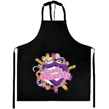 Discover Candy Security Kids Parents Matching Birthday Aprons