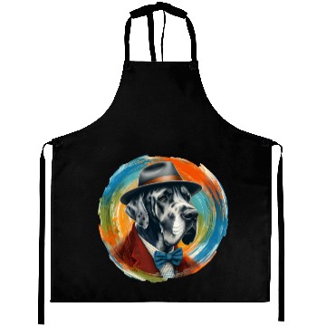 Discover Great Dane Cartoon Aprons