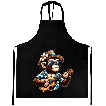 Discover Aloha Monkey Tunes Aprons