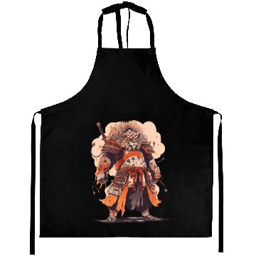 Discover Samurai Katana Sword Anime Lion Manga Warrior Aprons