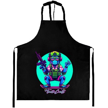 Discover 03 hand signal Funky Monkey Skateboard Operator Aprons