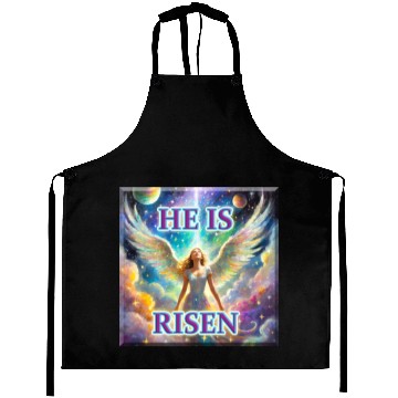 Discover Angelic Joy and Supernatural Elation, HE IS RISEN! Aprons