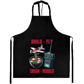 Discover Funny Build Fly Crash Rebuild, Rc Planes And Ramen Aprons