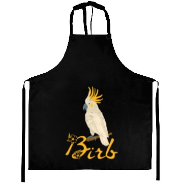 Discover Birb Meme Aprons Yellow Cockatiel Bird
