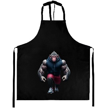 Discover "Prime Ape: The Muscular Monkey" Aprons