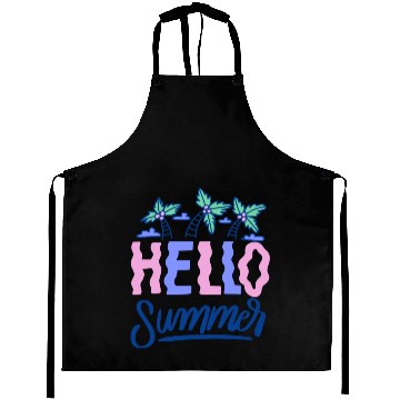 Discover Hello Summer Palm Trees Aprons