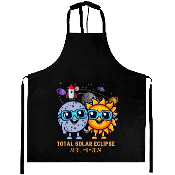 Discover Total solar eclipse 4-8-2024: Sun and Moon love Aprons