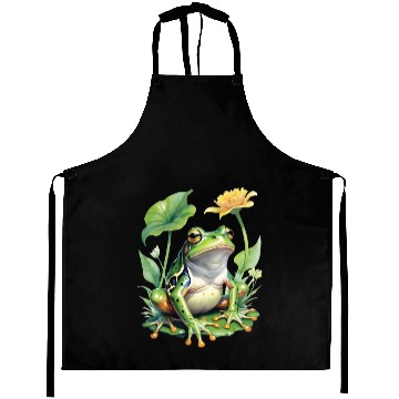 Discover Green Frog Aprons