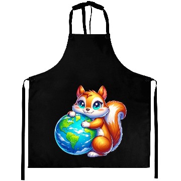 Discover Squirrel for Earth Environmental Nature Aprons