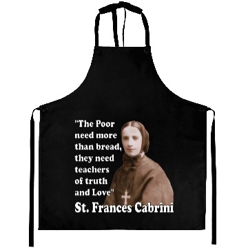 Discover St Frances Cabrini Catholic Saint Aprons