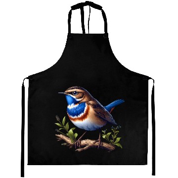Discover Blue-Throated Warbler Design Aprons