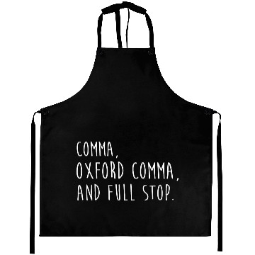 Discover Comm Oxford comma For grammar students & teachers Aprons