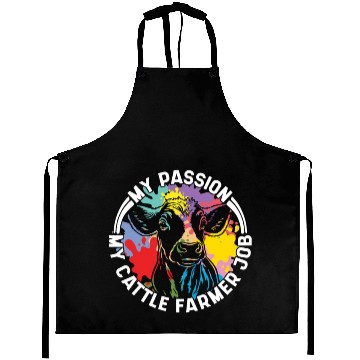 Discover Cattle Farmer My Passion My Cattle Dairy Farmer Aprons