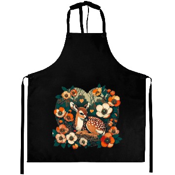 Discover Spring Fawn Aprons