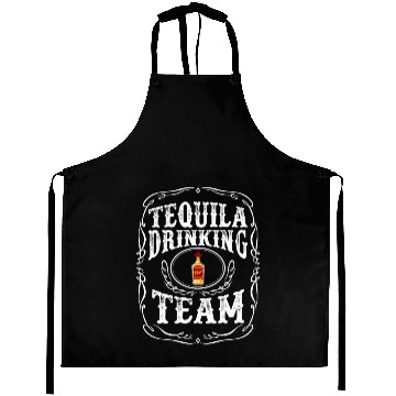 Discover Tequila Drinking Team Distilled Alcoholic Beverage Aprons