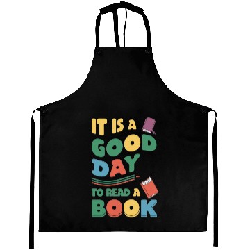 Discover It’s a Good Day to Read a Book Lovers Library Read Aprons