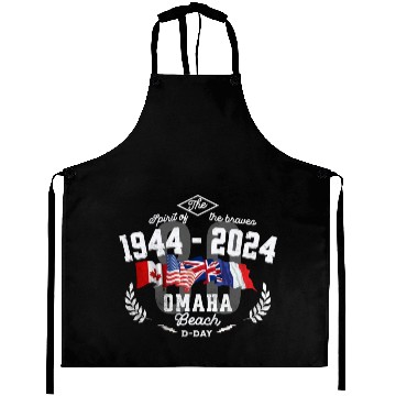Discover Memorial D-Day Flags Beach Design Aprons