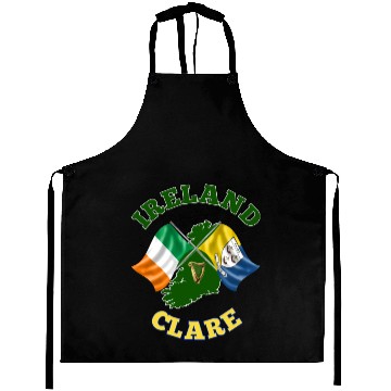 Discover Clare Ireland Irish Flag and County Flag Aprons