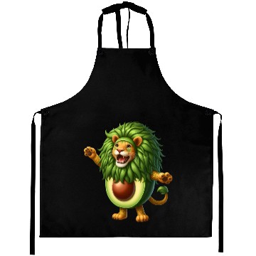 Discover Avocado Lion Aprons