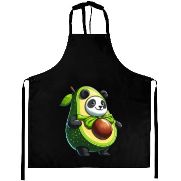 Discover Avocado Panda: Peaceful Green Guardian Aprons