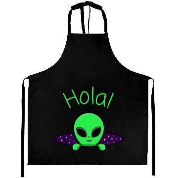 Discover Hola Alien Aprons