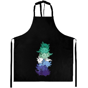 Discover Gay Flag Gay Pride Lgbtq Axolotl Aprons