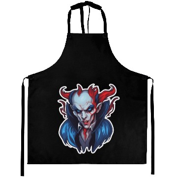 Discover dark shadows: Horned Vampire Aprons