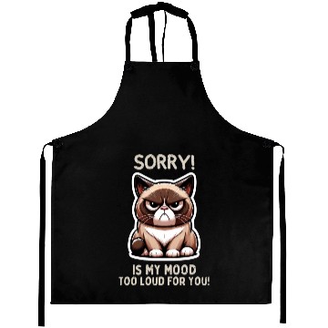Discover Sorry Is My Mood Too Loud For You? Aprons